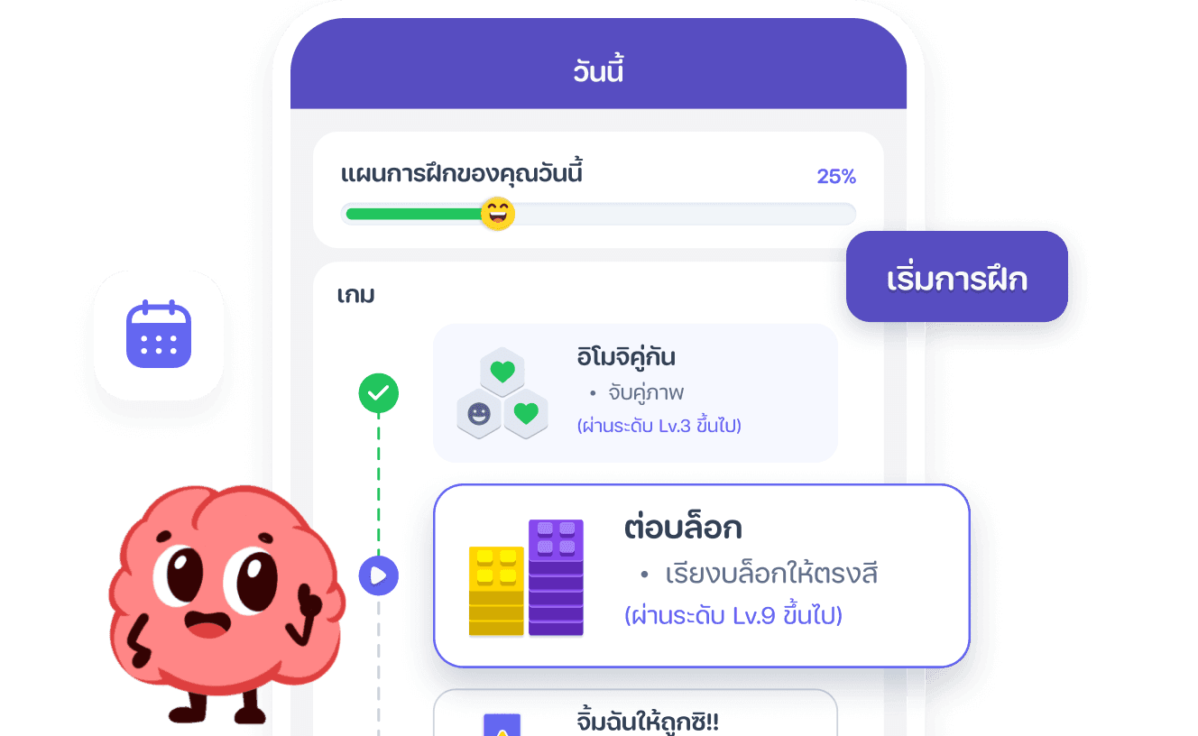แผนฝึกส่วนตัวประจำวัน